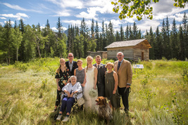 Family wedding in Jasper